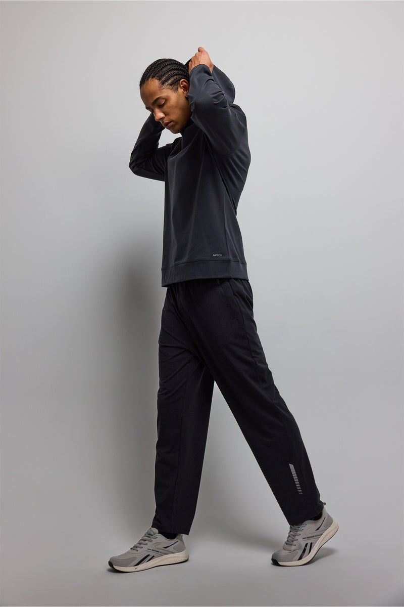 DeFacto Grey Man Standard Fit Sports Hoodie Casual - Image 2